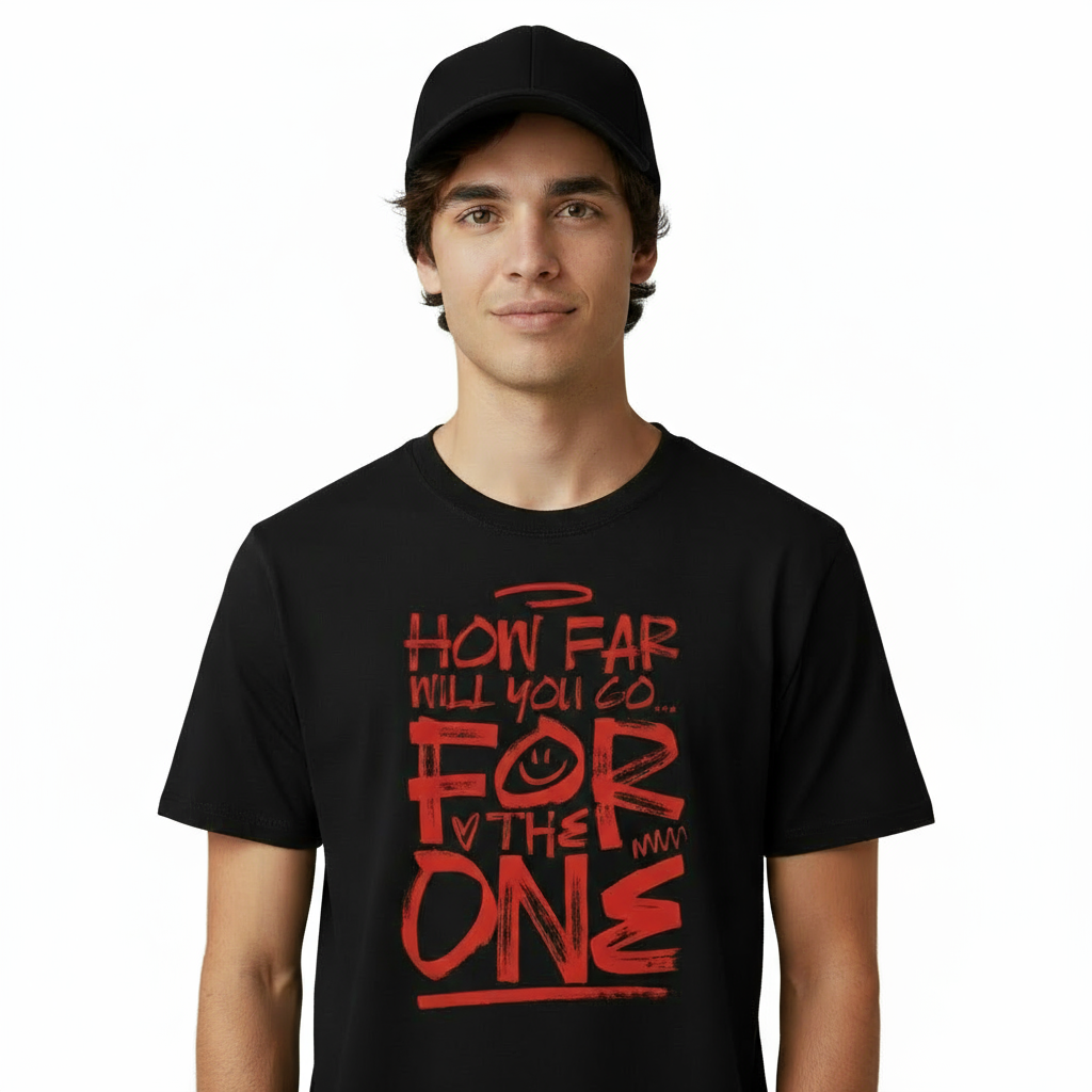 How Far Will You Go For The One? -Premium T-Shirt
